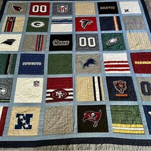 Pottery barn teen NFL QUILT full